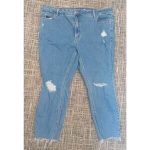 Old Navy High Rise Super Skinny Rockstar Jeans medium wash size 24